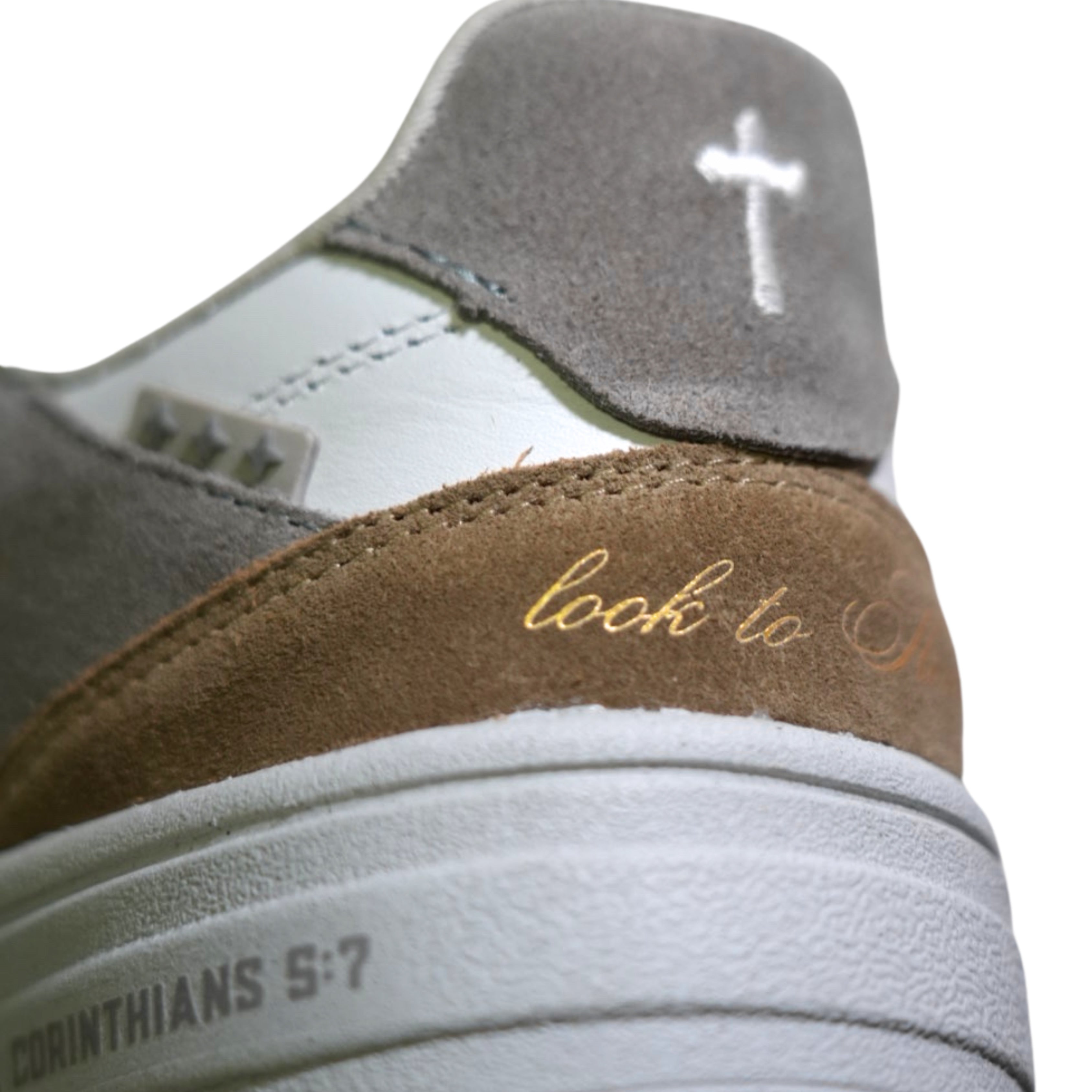 2 Corinthians 5:7 Vintage Basketball Sneakers