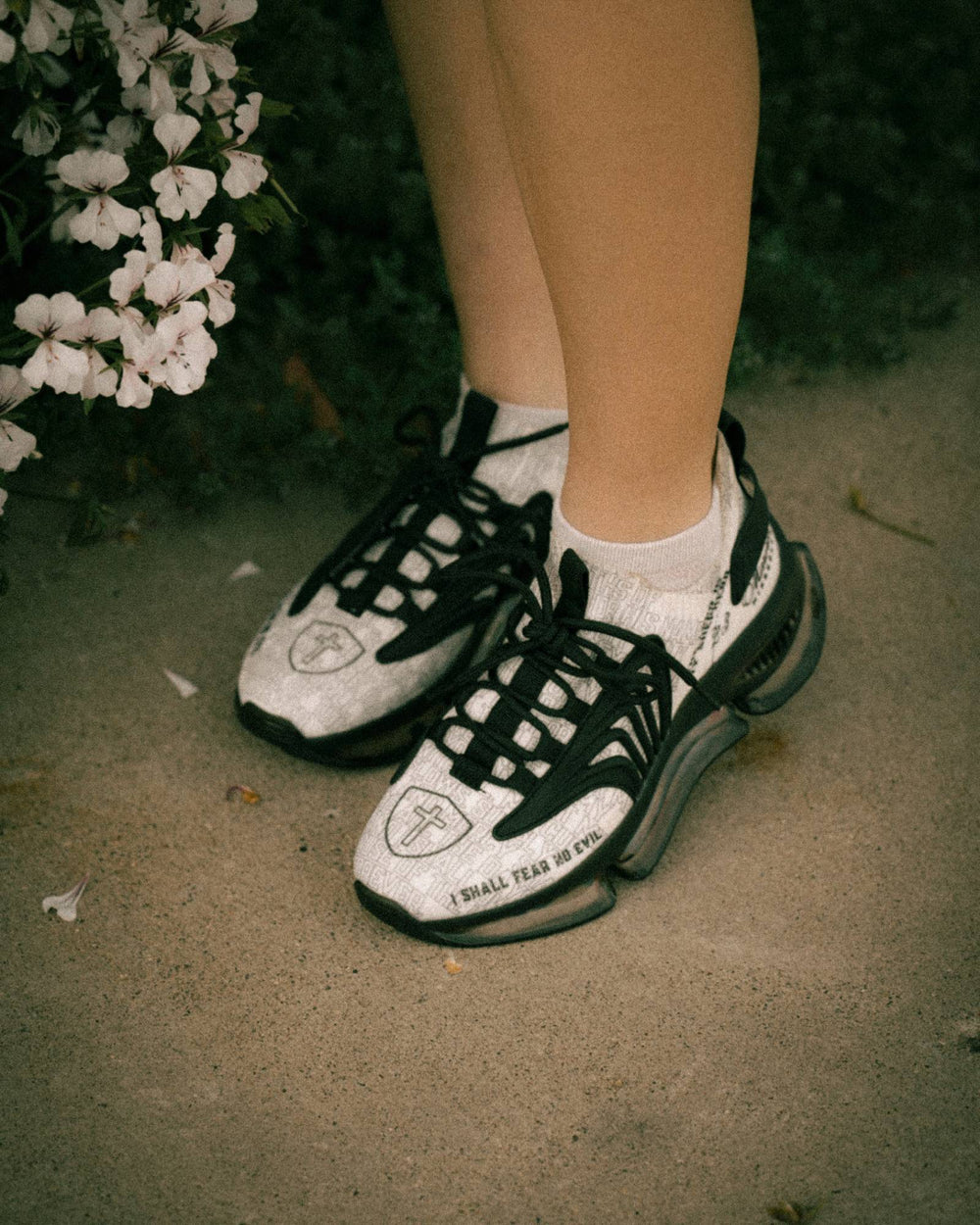 Psalm 23s Fear No Evil colorway on foot