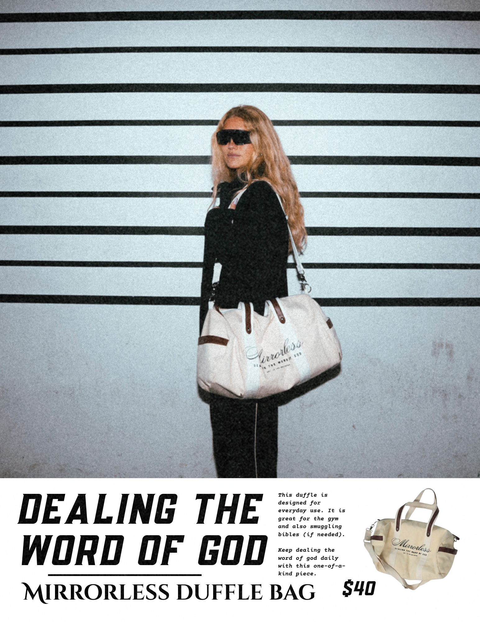 Mirrorless Duffle Bag