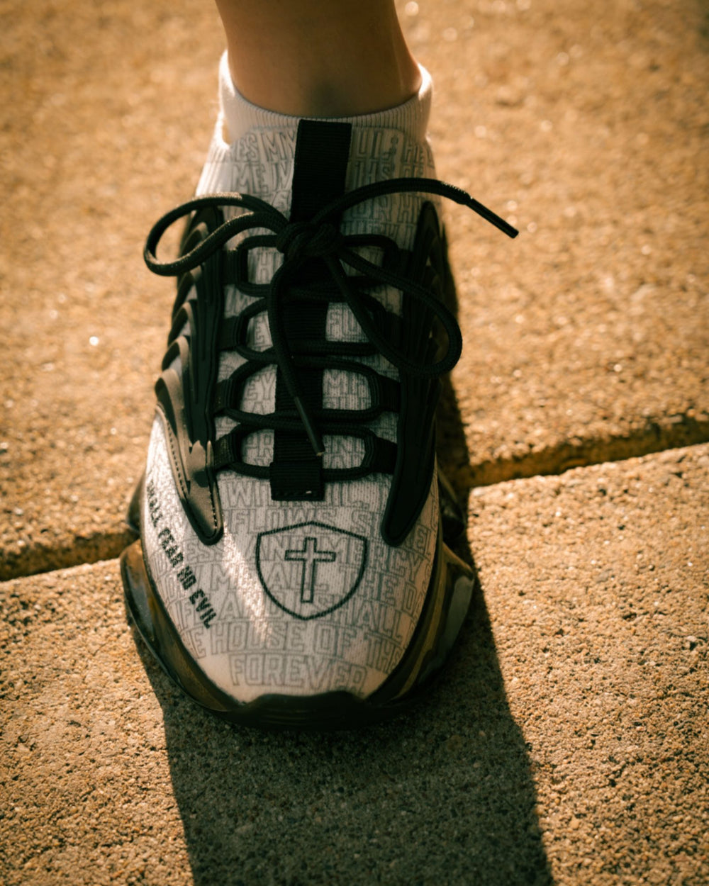 Psalm 23s Fear No Evil colorway toe detail