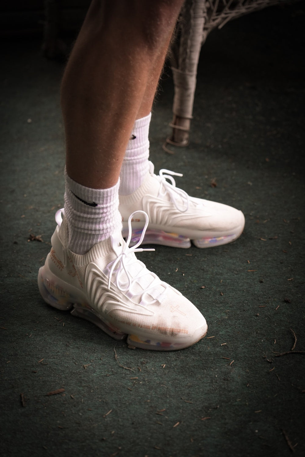 Psalm 23s Paths of Righteousness colorway on foot
