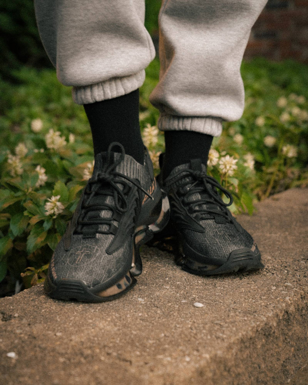 Psalm 23s Valley of the Shadow colorway on a ledge