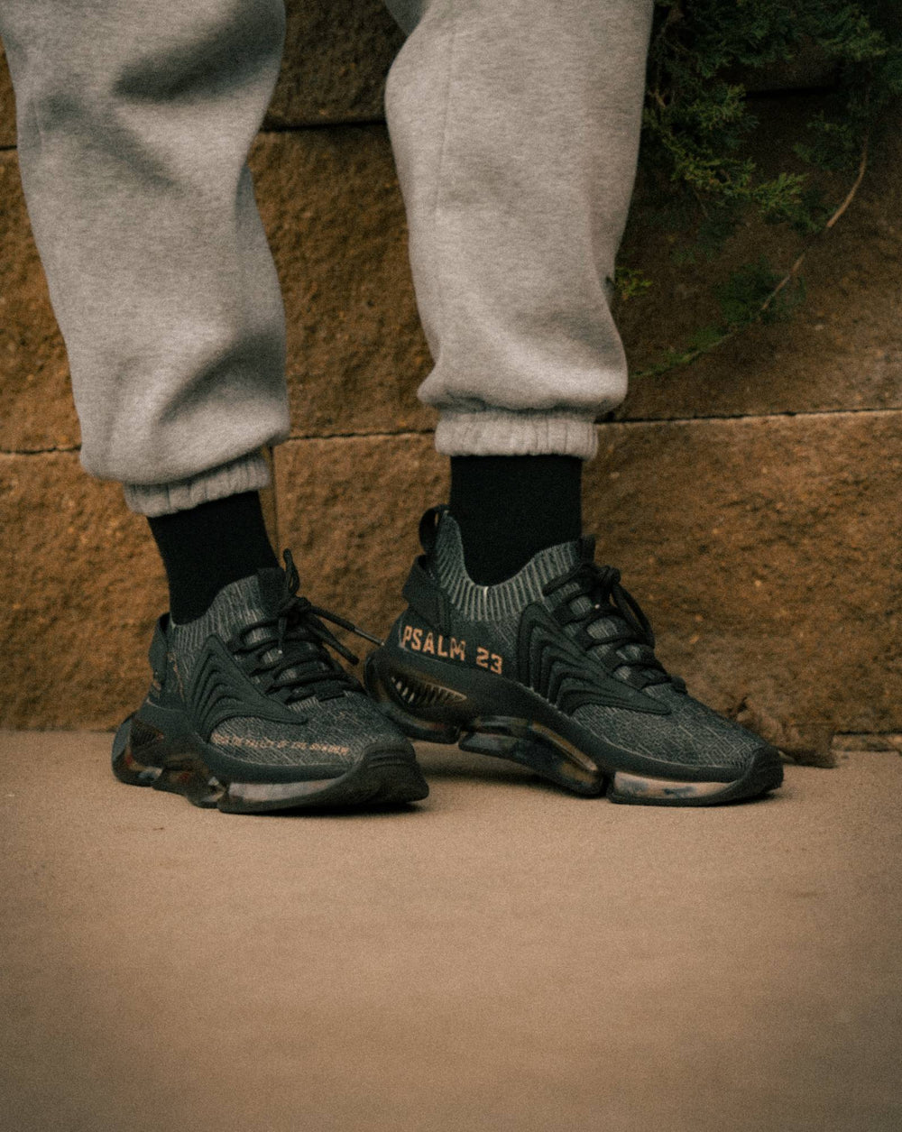 Psalm 23s Valley of the Shadow colorway side view