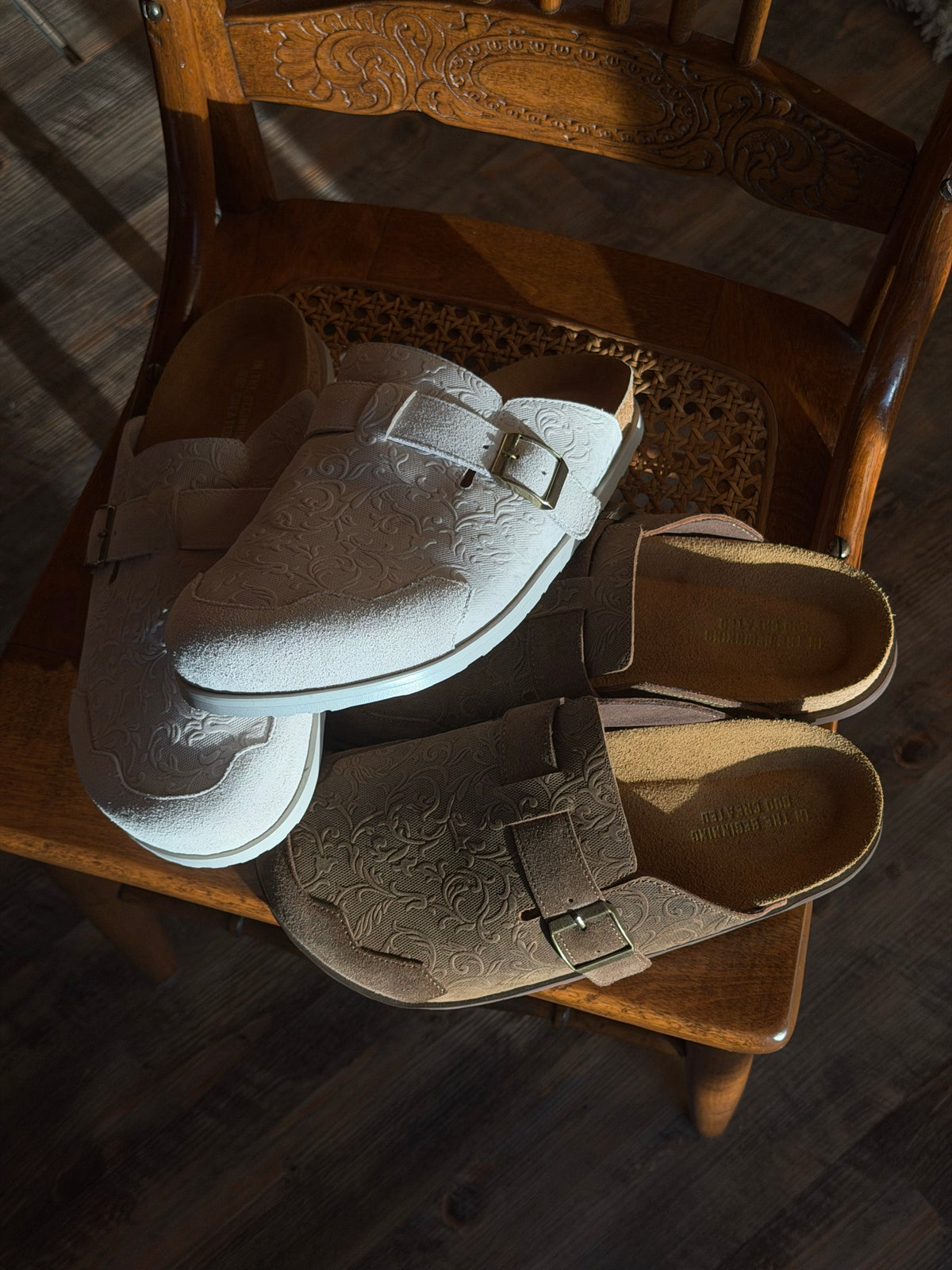 Cedarwood and Off White Shilohs clogs